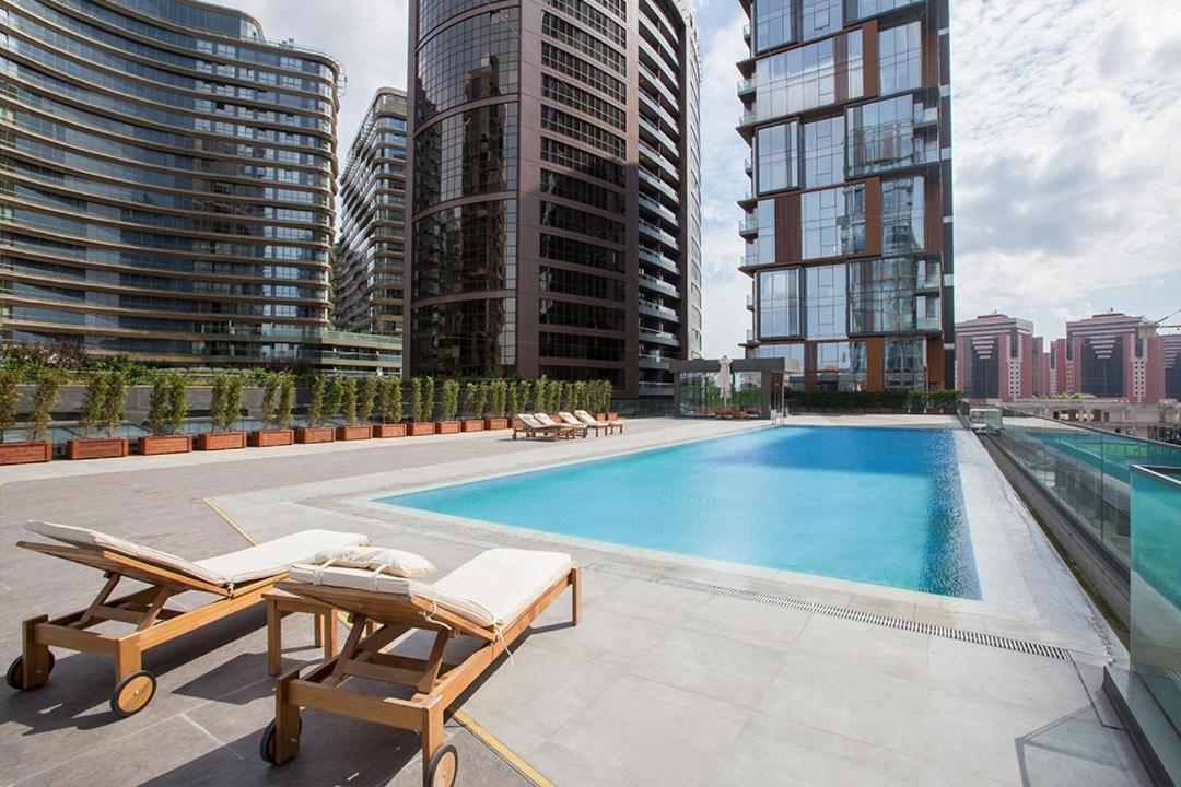 Residence Retro9 B-Blok Atakoey Apart 2 Rooms Wifi Pool Истанбул Екстериор снимка